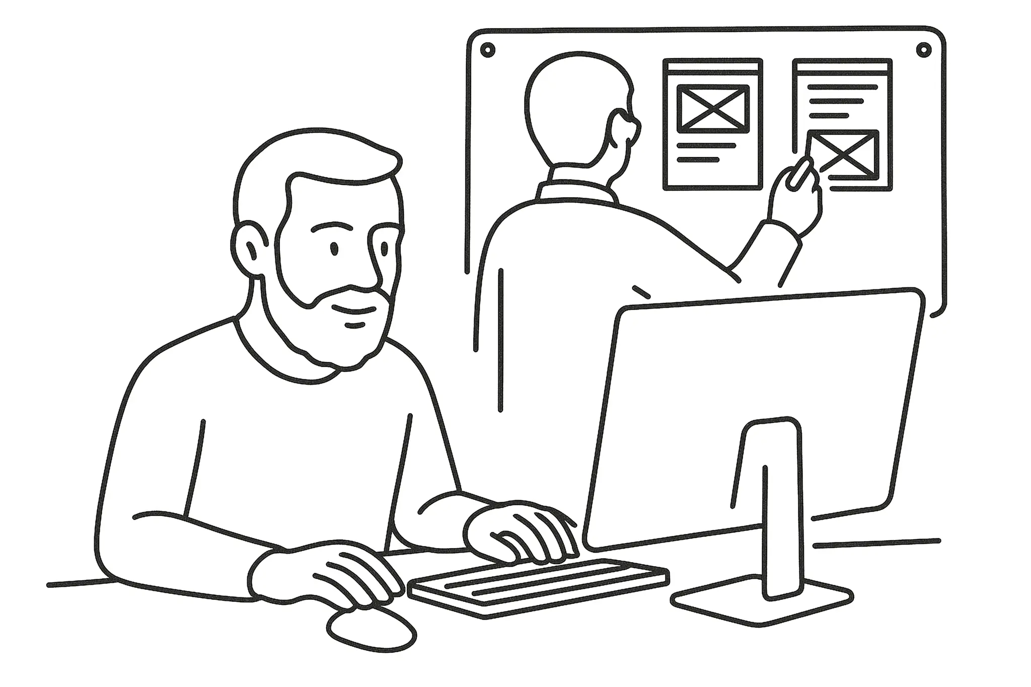 Planning the layout and content for a custom website